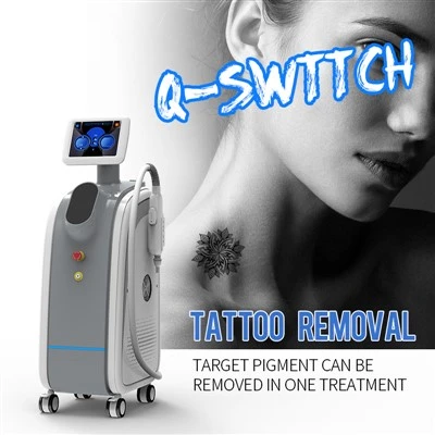 Q Switch Tatuirovka olib tashlash lazer mashinasi sotiladi
